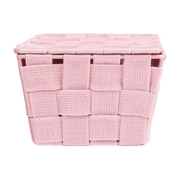 Cestino rosa con coperchio Adria - Wenko-image-2