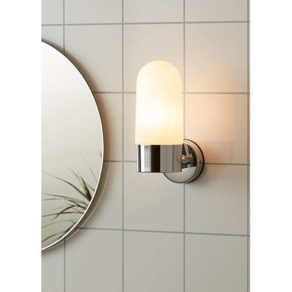Lampada da parete Zen Wall Cromo Bianco - Markslöjd-image-1