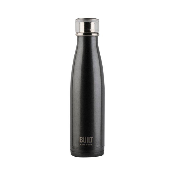 Bottiglia termica in acciaio inox nero Built, 483 ml - Creative Tops