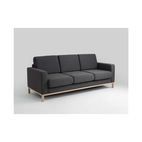 Divano a tre posti grigio antracite Custom Form Scandic - CustomForm-image-4