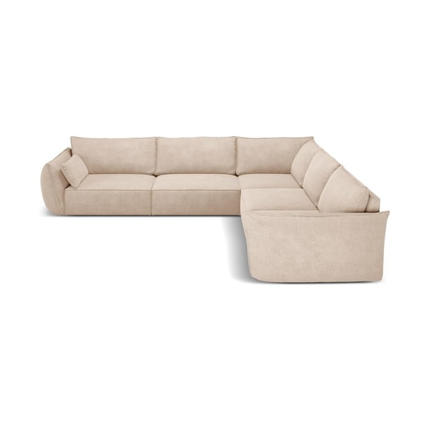 Divano angolare beige (variabile) Vanda - Mazzini Sofas