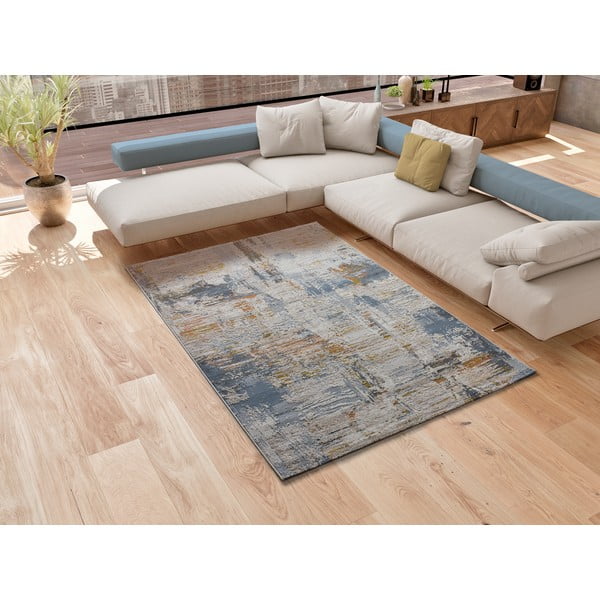 Tappeto blu/beige 115x170 cm Springs – Universal-image-1