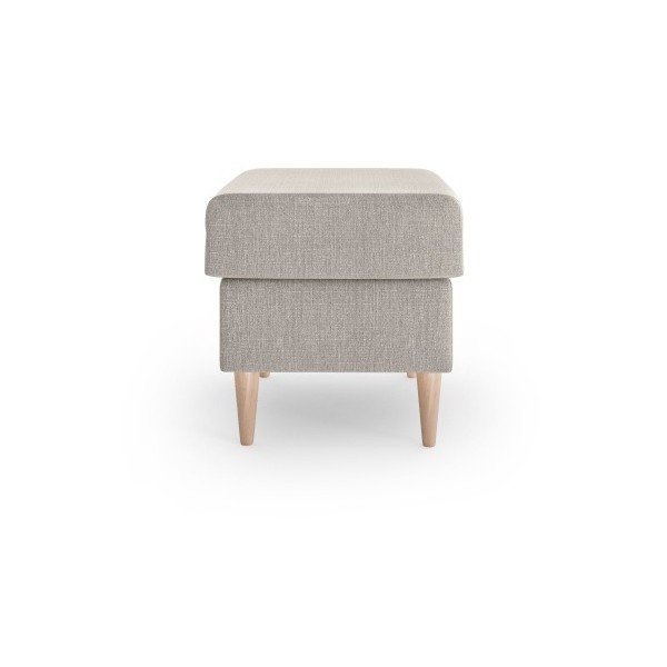 Pouf Aubrieta beige, 60 x 45 cm - Mazzini Sofas-image-3