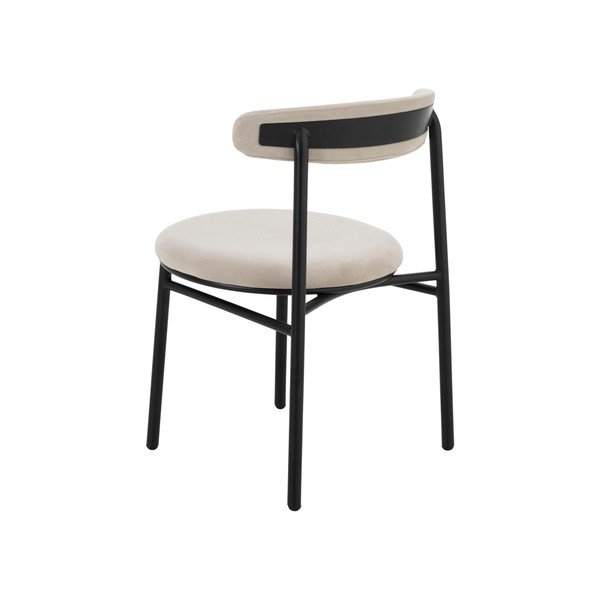Sedie da pranzo in set beige imbottito 2 pz Doggi – Ellos Home-image-4