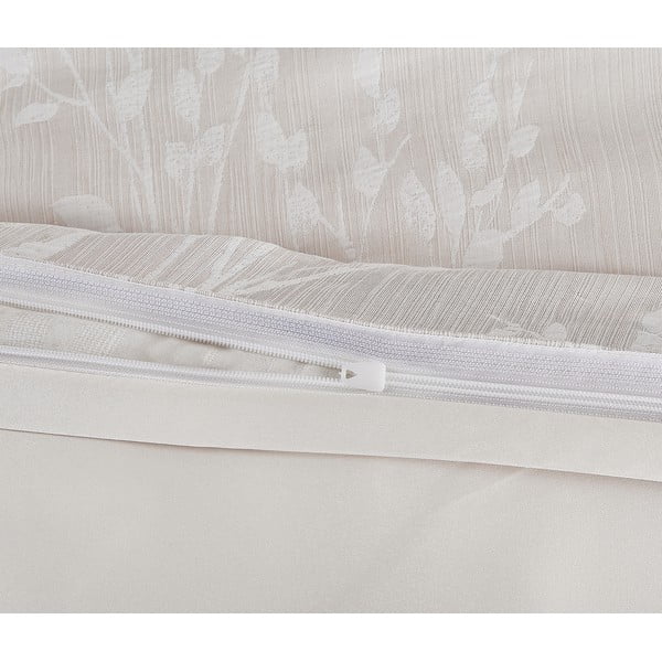 Biancheria da letto singola jacquard beige 140x200 cm Boston - My House-image-3