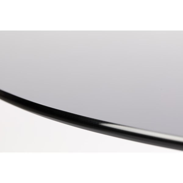 Tavolo da pranzo rotondo con piano in vetro ø 104 cm Floris - White Label-image-4