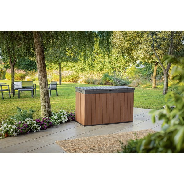 Contenitore da giardino in plastica marrone Darwin - Keter-image-4
