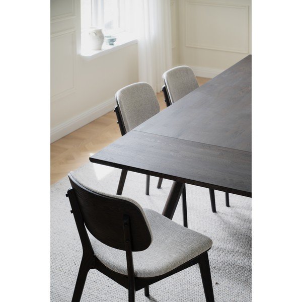 Piano d'appoggio aggiuntivo per tavolo da pranzo in rovere massiccio 95x45 cm Clapperton – Rowico-image-1