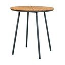 Tavolo da pranzo da giardino rotondo in teak massiccio ø 70 cm Cleveland – House Nordic