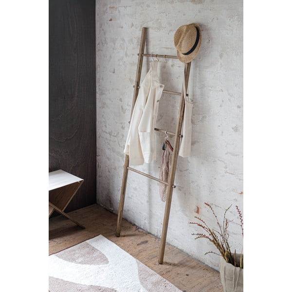 Scala portasciugamani in legno marrone Roots - Mette Ditmer Denmark-image-1