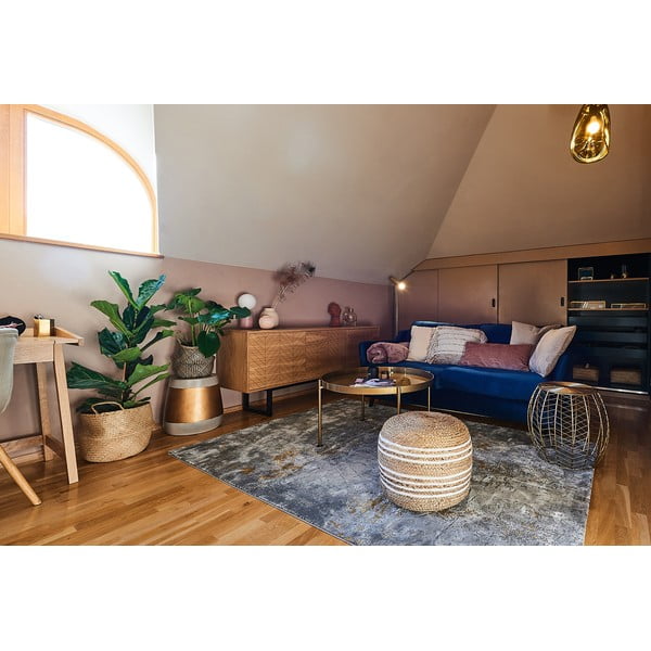 Tappeto grigio , 80 x 150 cm Mesina Mustard - Universal-image-1