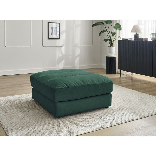 Poggiapiedi verde con rivestimento in velluto Sierra – Bobochic Paris-image-1