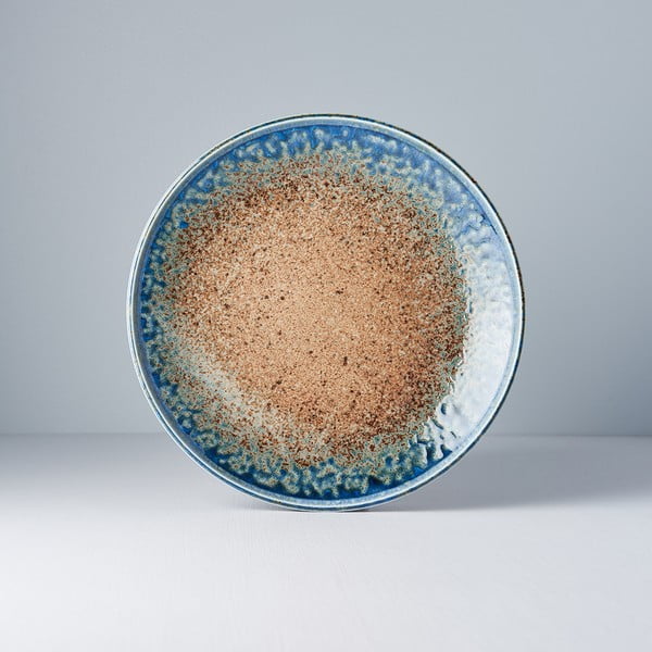 Piatto in ceramica beige-blu Earth & Sky, ø 25 cm Earth & Sky - MIJ-image-1