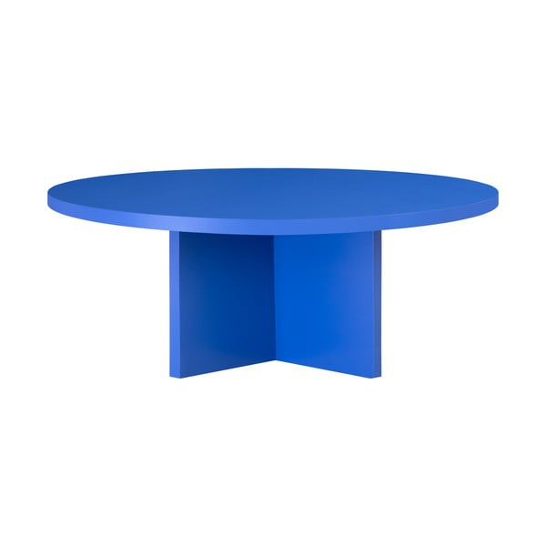 Tavolino da salotto rotondo blu ø 100 cm Pausa – Really Nice Things-image-4