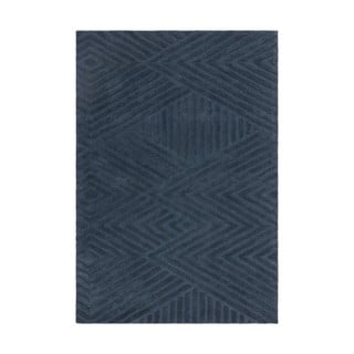 Tappeto in lana blu scuro 160x230 cm Hague - Asiatic Carpets