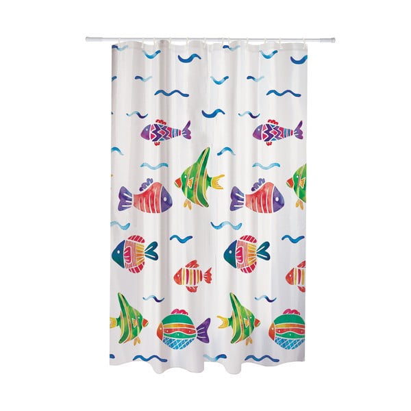 Tenda per doccia 180x200 cm Poissons – MSV