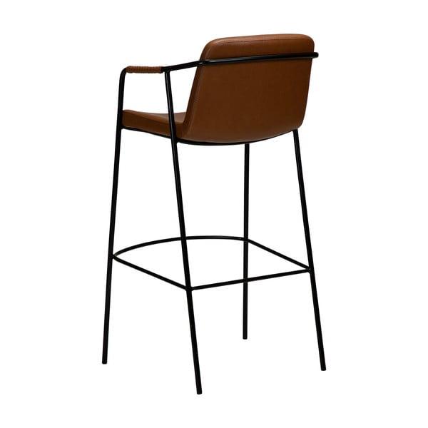Sedia da bar in similpelle marrone, altezza 105 cm Boto - DAN-FORM Denmark-image-3