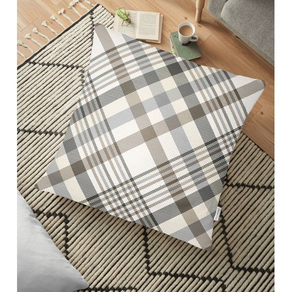 Federa in misto cotone a quadri, 70 x 70 cm - Minimalist Cushion Covers
