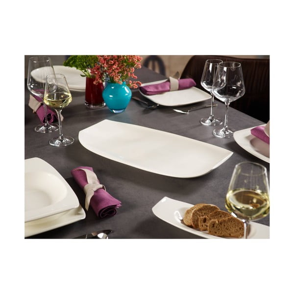 Piatto quadrato in porcellana bianca Villeroy & Boch , 50 x 25 cm Urban Nature - Villeroy&Boch-image-2