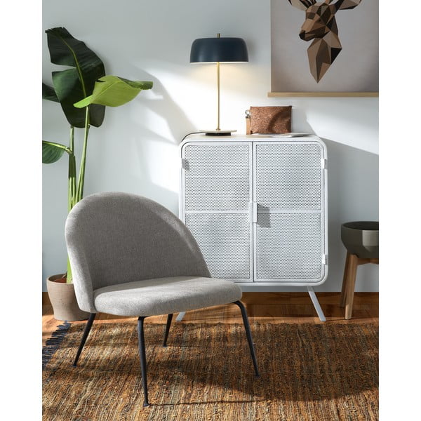 Poltrona grigia Mystere - Kave Home-image-1