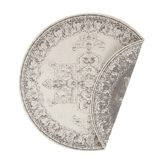 Tappeto da esterno grigio e crema , ø 200 cm Borbon - NORTHRUGS