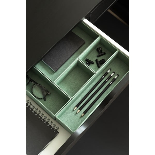 Set di organizer per cassetti in cartone 5 pz Emma Paper Laminate – Bigso-image-2