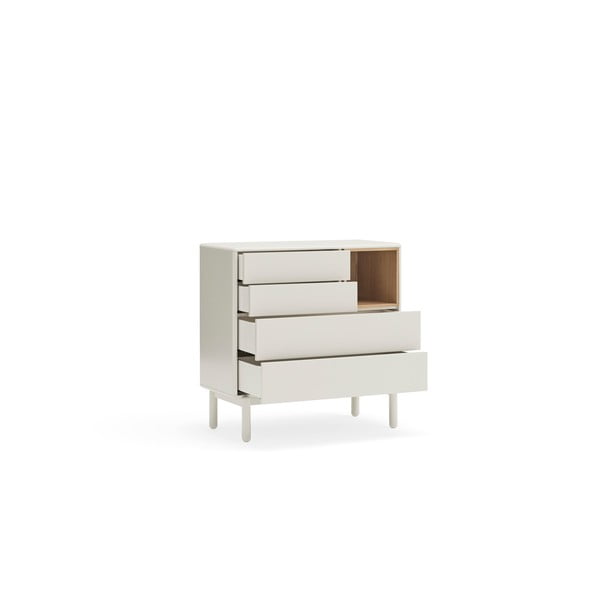 Cassettiera color crema 90x90x40 cm Corvo – Teulat-image-3