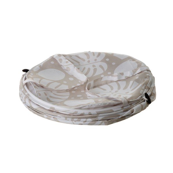 Cesto portabiancheria beige Unimasa Libia, Ø 40 cm - Casa Selección-image-1