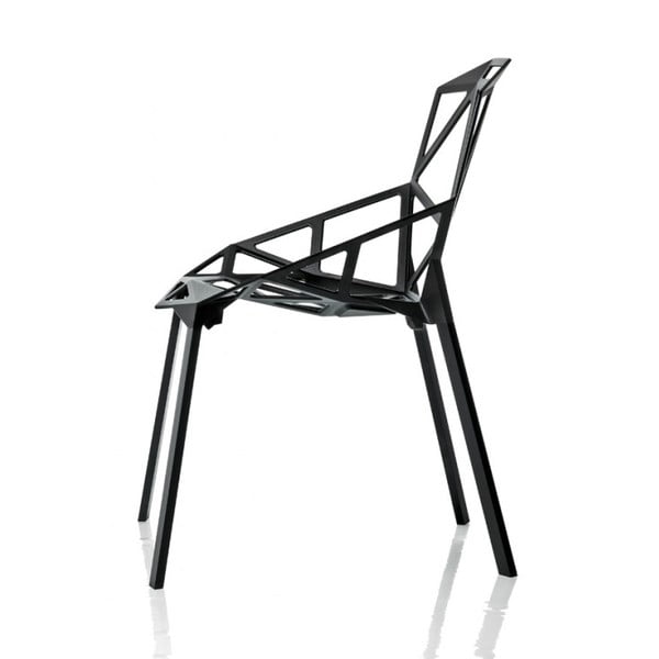 Sedia da pranzo nera One - Magis-image-1