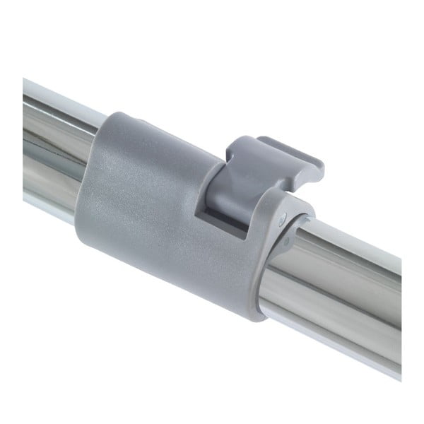 Appendiabiti telescopico/mobile in metallo grigio Twin - Wenko-image-4