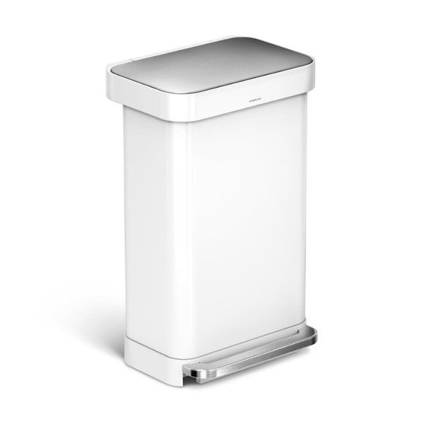 Cestino in acciaio a pedale 45 l - simplehuman