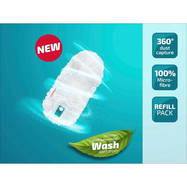 Set di ricambi per piumini catturapolvere 2 pz Superduster – LEIFHEIT-image-1