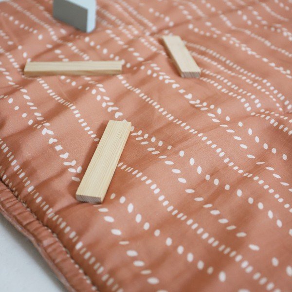 Tappeto arancione per bambini Nepo Terracotta - Nattiot-image-1