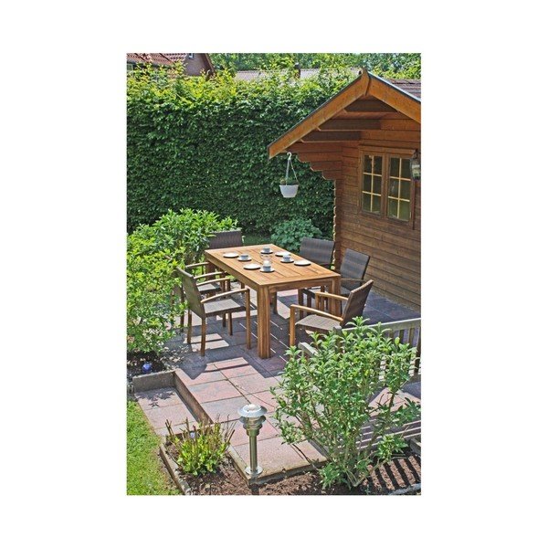 Tavolo da giardino in legno di acacia ADDU Topeka - Garden Pleasure-image-1