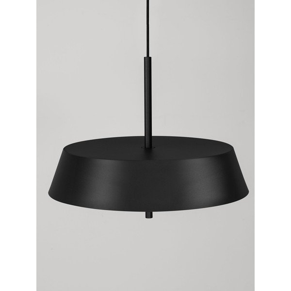 Lampadario LED nero opaco in alluminio con intensità regolabile ø 45 cm Velio – Nova Luce-image-4