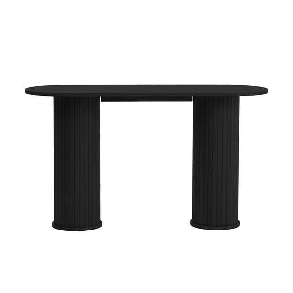 Tavolo consolle nero 40x130 cm Nola – Unique Furniture