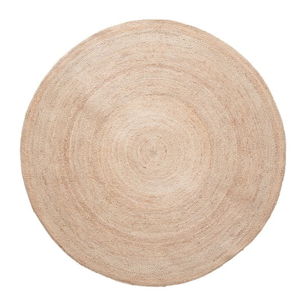 Tappeto rotondo marrone in iuta ø 150 cm Sage – Hübsch