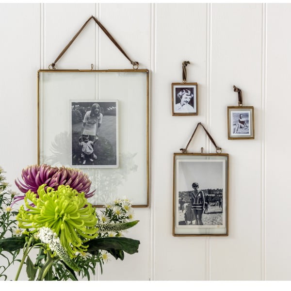 Cornice in metallo dorata 20x37,5 cm - Rex London-image-3