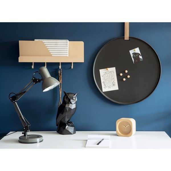 Pískově hnědý kovový nástěnný organizér s háčky Leitmotiv Perky, délka 46 cm-image-1