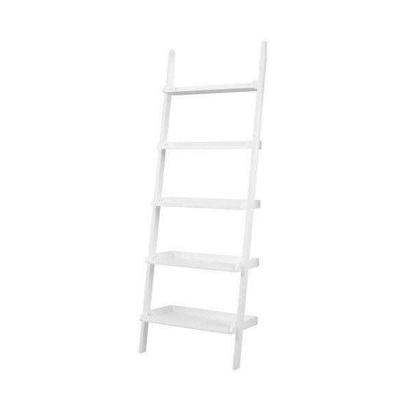 Scaffale bianco a parete, altezza 189 cm - Interstil