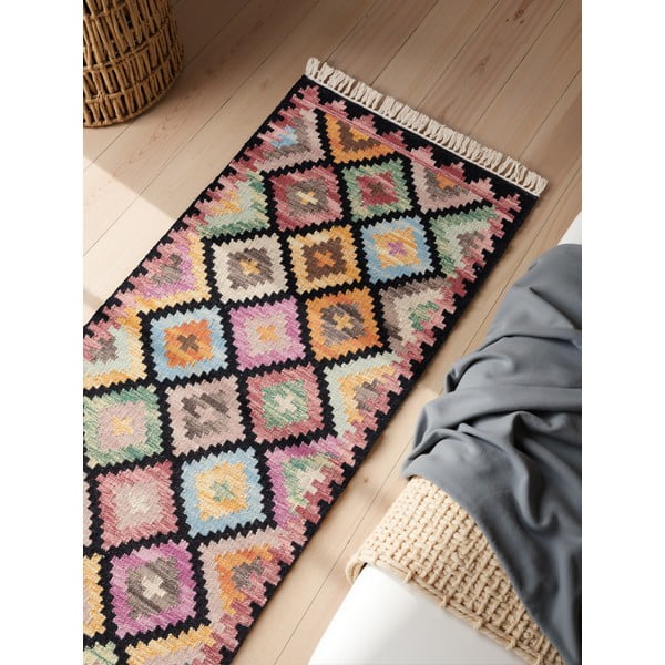 Passatoia in lana reversibile/tessuta a mano 60x190 cm Kamal Zara – Nouristan-image-2