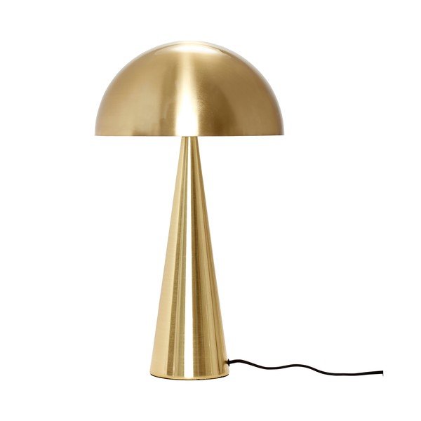 Lampada da tavolo in ferro color oro Guro Mush - Hübsch
