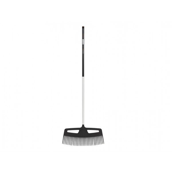 Rastrello in alluminio bianco con manico a foglia, larghezza 61,5 cm Xact XXL - Fiskars