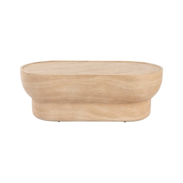 Tavolino da salotto di colore naturale con effetto pietra 50x100 cm Noble – Zuiver