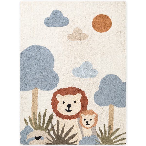 Tappeto per bambini color crema in cotone lavabile/tessuto a mano 140x200 cm Snuggle Lionel – Hanse Home