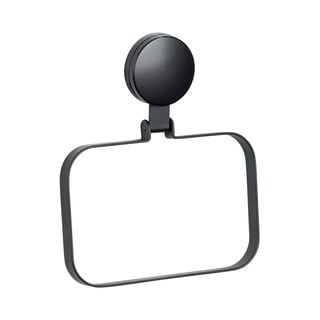 Porta asciugamani a parete Static-Loc® Plus nero Pavia - Wenko
