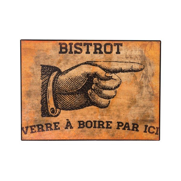 Plechová cedule Antic Line Bistrot