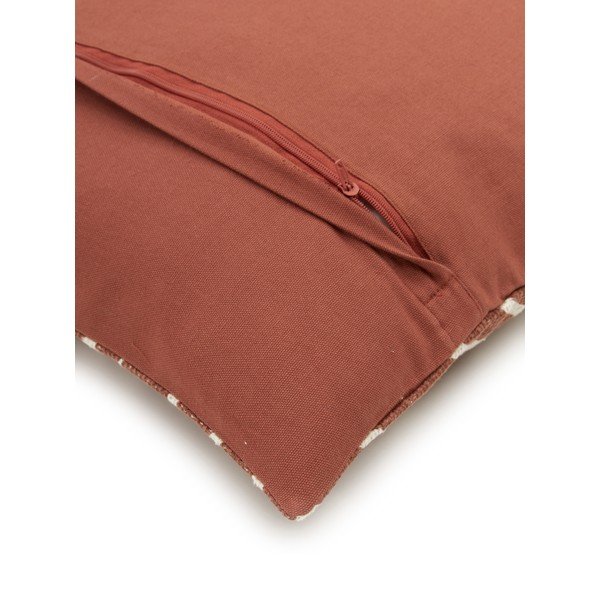 Federa decorativa in cotone marrone, 45 x 45 cm Nomad - Westwing Collection-image-4