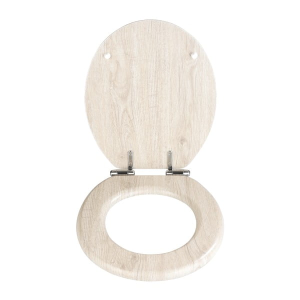 Sedile per WC leggero con chiusura facilitata Rovere, 42,5 x 35,5 cm - Wenko-image-2
