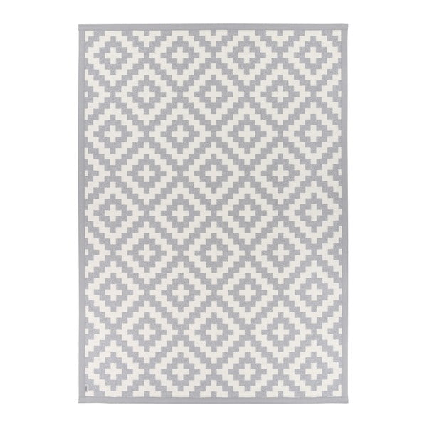 Tappeto bifacciale grigio chiaro Silver, 100 x 160 cm Viki - Narma-image-1